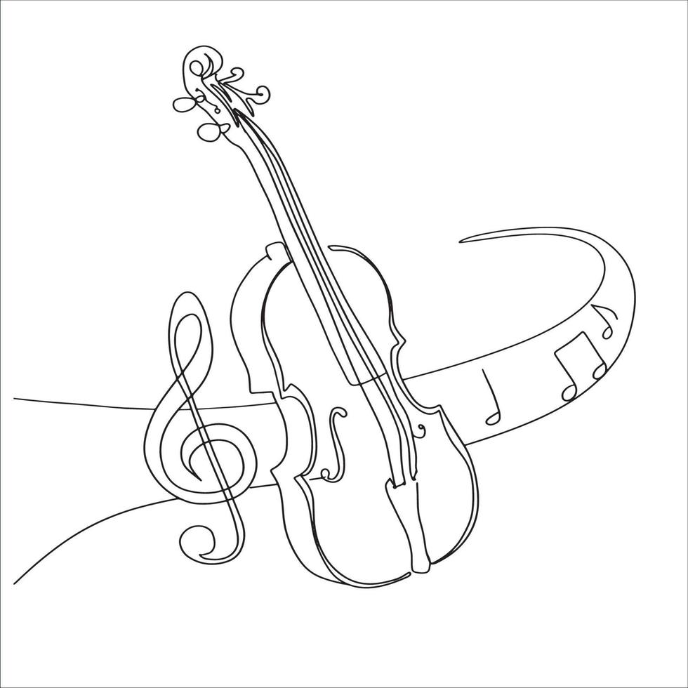dessin violon
