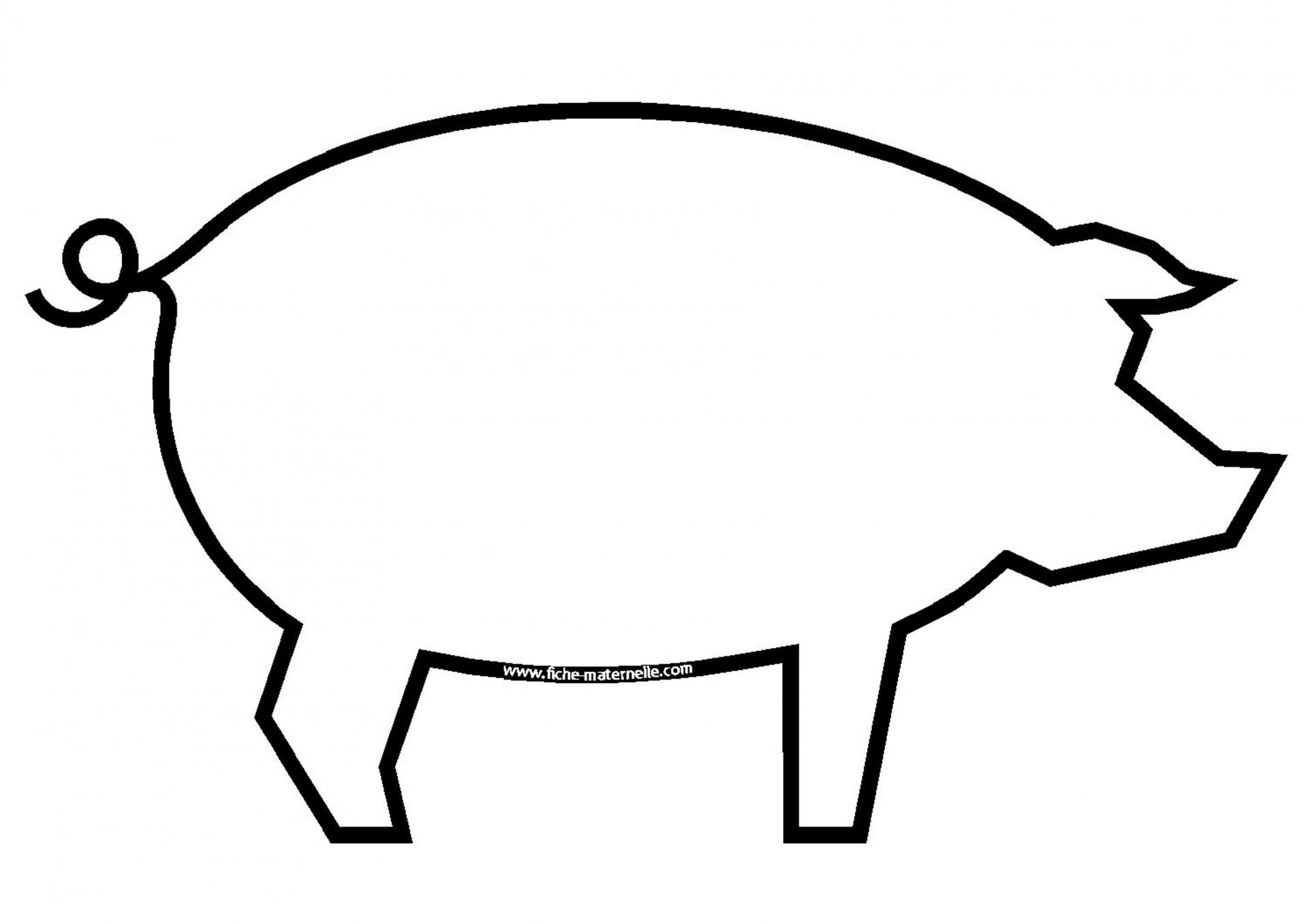 dessin d'un porc